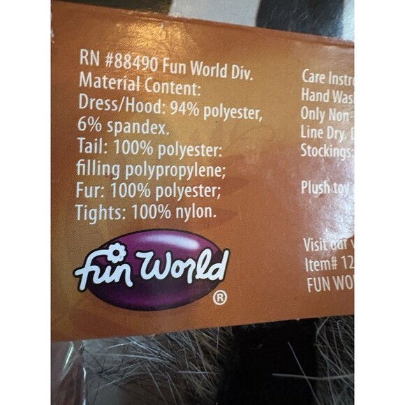 Sweet Raccoon Dress Halloween Costume Girls Size 4-6T Dress Up Play Theater - Picture 9 of 11